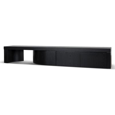 Ruvo Extendable TV Entertainment Unit - Black Oak | Interior Secrets