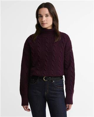 Buy Agatha Wool Cable Knit Rollneck Jumper for GBP 109.00 | BARBOUR_GB
