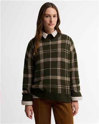 Buy Delilah Tartan Wool Jumper for GBP 109.00 | BARBOUR_GB