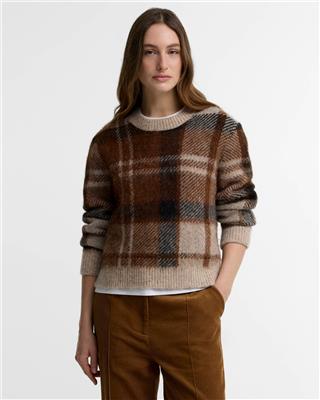 Buy Glendyn Tartan Crew Neck Jumper for GBP 139.00 | BARBOUR_GB