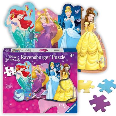 Amazon.com: Ravensburger - Disney Pretty Princesses - 24 Piece Jigsaw Floor Puzzle - Belle, Cinderella, Ariel and Rapunzel in Bold, Bright Colors - Pr
