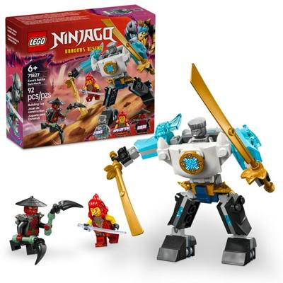 LEGO Boys and Girls NINJAGO Zanes Battle Suit Mech Building Toy with 3 Minifigures for Ages 6+ - Walmart.com