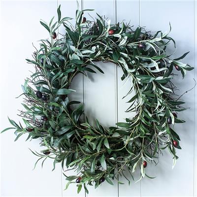 All Year Round Wreath, Olive Branch Wreath, Front Door Wreath, Artificial Wreath, Christmas Wreath, Spring/ Summer Wreath, Wedding Wreath - Etsy UK
