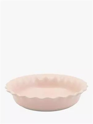 Jamie Oliver Big Love Stoneware Proper Pie Dish, 28cm, Pink