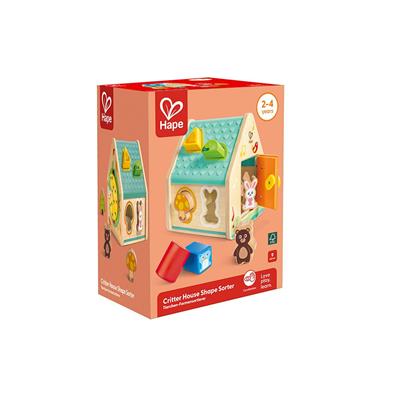 Hape Critter House Shape Sorter – Mastermind Toys