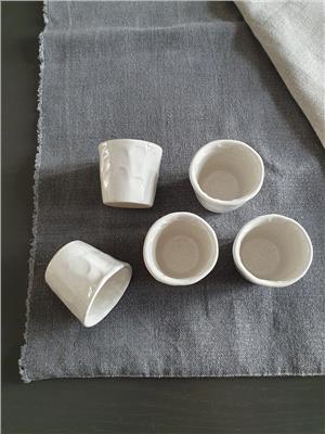 Portugal Pottery Chalk Espresso Mugs