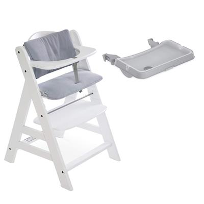 hauck Alpha+/Beta+ High Chair Tray Table & Deluxe Seat Cushion Pad, Grey - Walmart.ca