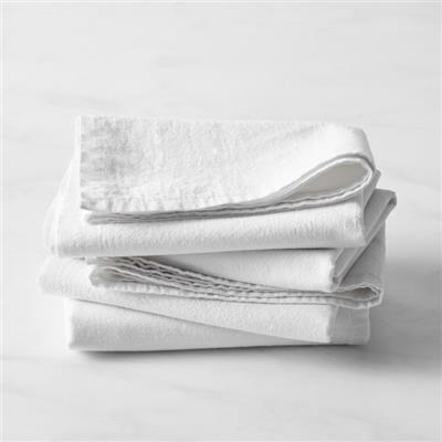 White Flour Sack Tea Towels - Set of 4 | Williams Sonoma
