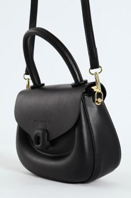 Ladies Florence Flap Bag With Top Handle - Black – Edgars
