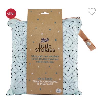 Boots Little Stories Play / Travel Change Blanket - Boots