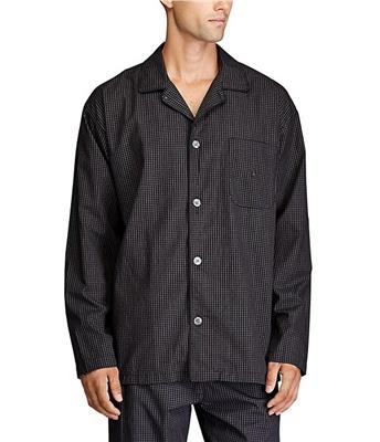 Polo Ralph Lauren Long Sleeve Woven Soho Plaid Pajama Top | Dillards