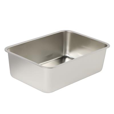 Exquisicat® High-Sided Stainless Steel Large Cat Litter Box, Easy Cleaning, Non-Stick