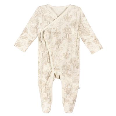 Just Born - Sleep N Play Tie Bodysuit