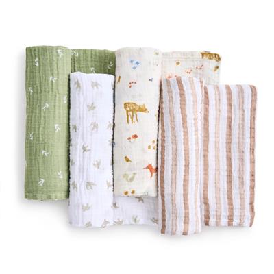 Aden   Anais - Essentials Cotton Muslin Swaddles - 4 pack