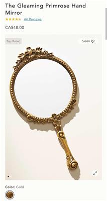 Anthropologie Handheld Mirror