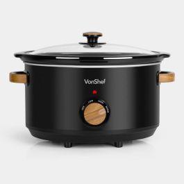 6.5L Slow Cooker | Stainless Steel Slow Cooker | Vonshef