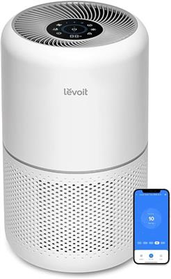 Amazon.com: LEVOIT Air Purifier for Home Allergies Pet Hair in Bedroom, Covers Up to 1074 ft² by 56W High Torque Motor, AHAM VERIFIDE, 3-in-1 Filter w