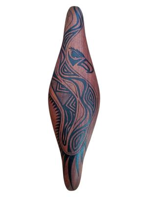 Malgarr Wall Shield - Australian Red Cedar - Bunjil The Wedge Tail Eag