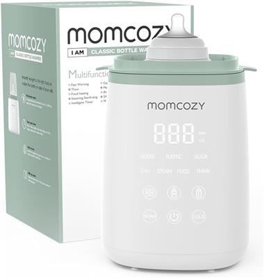 Momcozy Baby Bottle Warmer, 6-in-1 Baby Warmer for Breastmilk, Steam Bottle Sterilizer, Baby Bottle Like Dr. Browns, Philips AVENT, Comotomo - Walmar
