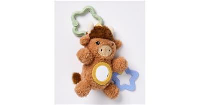 Oscar & Florri Highland Cow Pram Toy | Baby Bunting AU