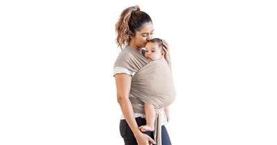 Moby Elements Wrap Taupe | Baby Bunting AU