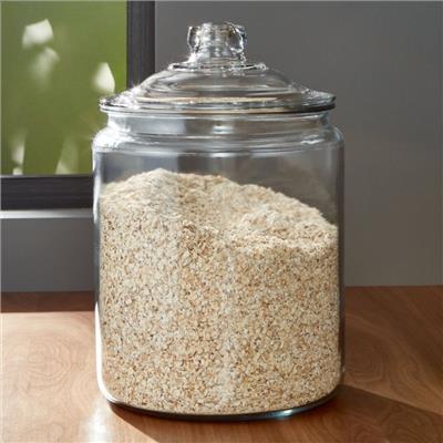 Heritage Hill 96-Oz. Glass Jar with Lid   Reviews | Crate and Barrel