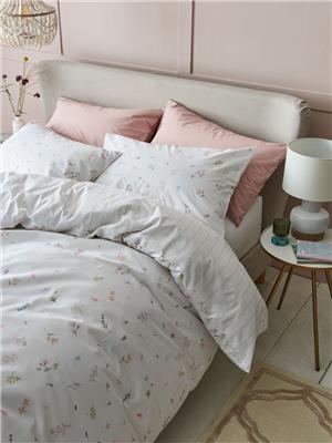 Buy White Petal 100% Cotton Printed Duvet Cover and Pillowcase Set from Next Australia