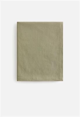 Cotton-blend tablecloth - sage green