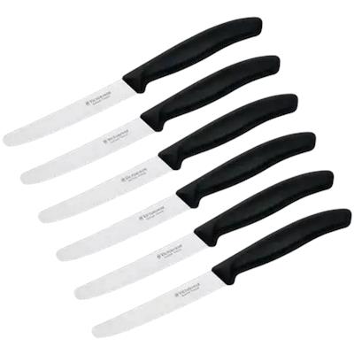 Checkers Sixty60 | Victorinox Black Stainless Steel Swiss Classic Utility Knife Set 6-Piece