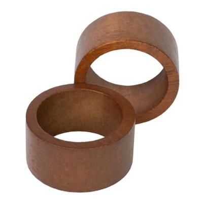 Nicolson Russell Dark Wood Napkin Rings Set of 4 - Yuppiechef