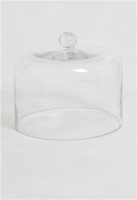 Diamante straight side cake dome - Clear