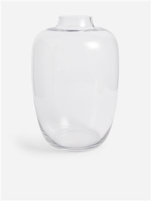Jet Home Large Oval Neck Glass Vase | Bash