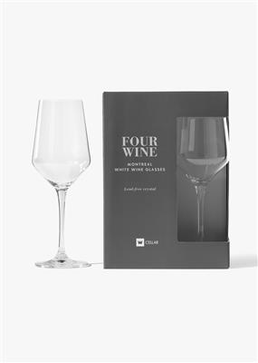 Montreal Lead-Free White Wine Glasses 4 Pack | Woolworths.co.za