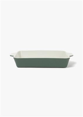 Ribbed Rectangular Stoneware Baker Dish | Woolworths.co.za