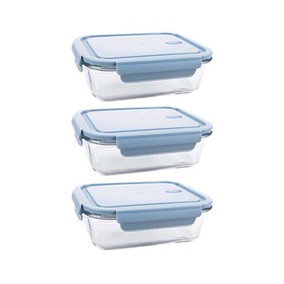 Leak-Proof Glass Food Containers - 680ml - 3 Pack | Shop Today. Get it Tomorrow! | takealot.com