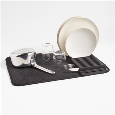 Umbra Black UDry Mat + Reviews | Crate & Barrel Canada