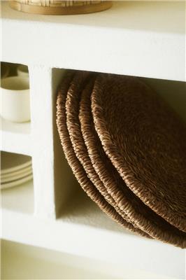 4-pack seagrass place mats - Brown - Home All | H&M GB