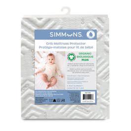 Simmons - Organic Crib Waterproof Mattress Protector | West Coast Kids