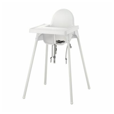 ANTILOP high chair with tray, white/white  - IKEA CA