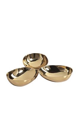 Triple Nut Bowl in Polished Gold | REVOLVE
