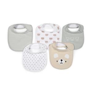 5 Pack Bibs - Bear - Kmart