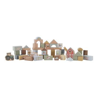 Wooden Building Block Set - Little Farm
 – Little Dutch Aus