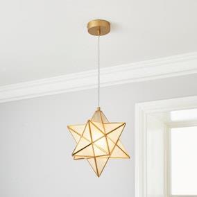 Virgo Star 26cm Ceiling Fitting | Dunelm
