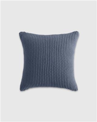 Cotton Fisherman Pillow Cover in Mineral