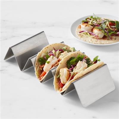 Williams Sonoma Stainless-Steel Taco Holder | Williams Sonoma