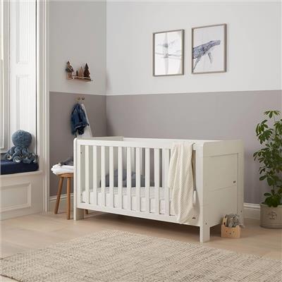 Tutti Bambini Alba 3-in-1 Baby Cot Bed (0-6 years) 140x70 cm - 3 modes: Wooden Baby Crib, Toddler Bed & Day Bed, Convertible Baby Bed, Adjustable Base