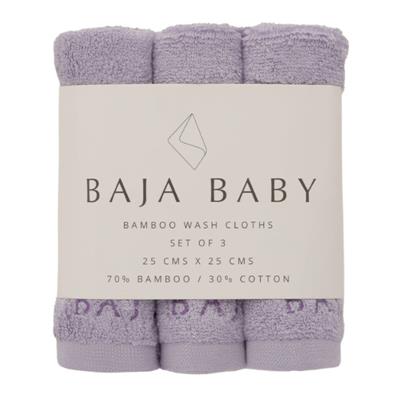 Wash Cloths - 3 Pack | Snuggle Bugz | Canadas Baby Store