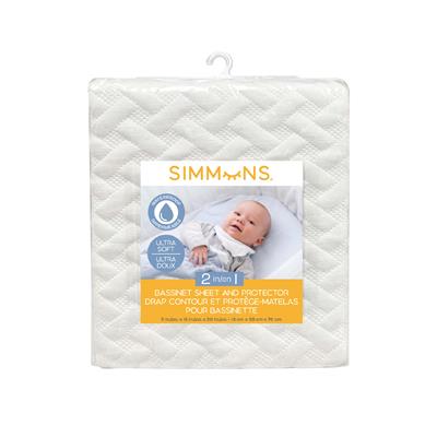 2-in-1 Bassinet Sheet and Protector | Snuggle Bugz | Canadas Baby Store