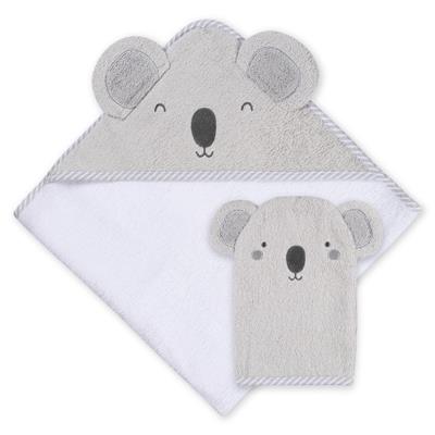 Koala Baby - Bear Woven Hooded Towel and Mitt | Babies R Us Canada