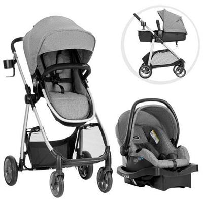 Evenflo Omni Plus Modular Travel System with LiteMax Sport Infant Car Seat - Grey | Best Buy Canada